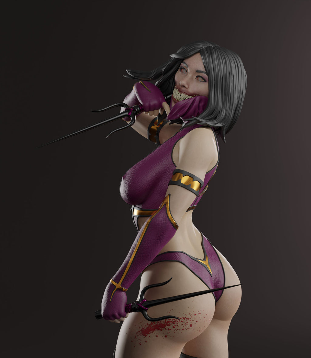 Mileena Figure – Savage Assassin Display Model