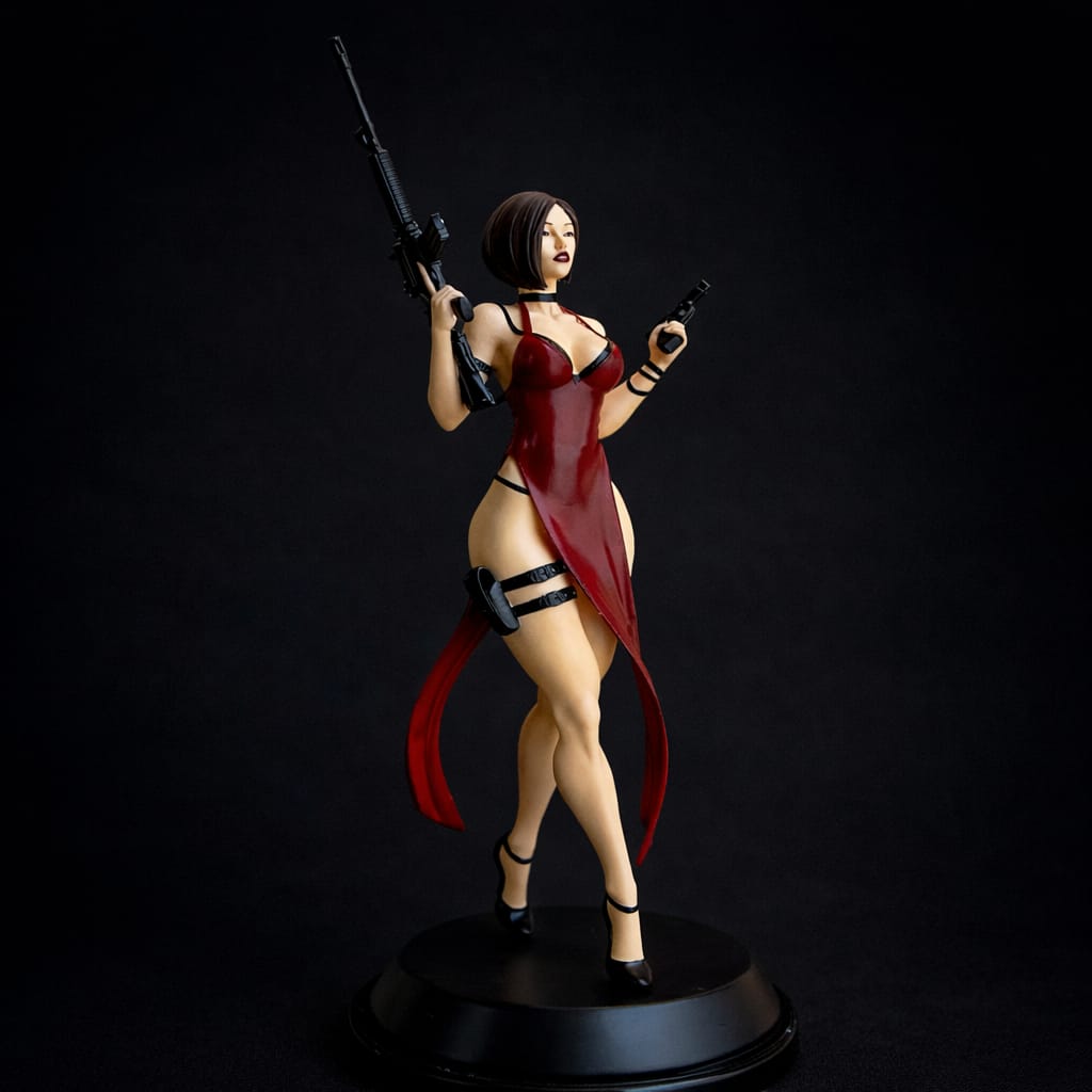 Ada Wong 3D Printed Collectible Figure – Tactical Spy Inspired Display Model