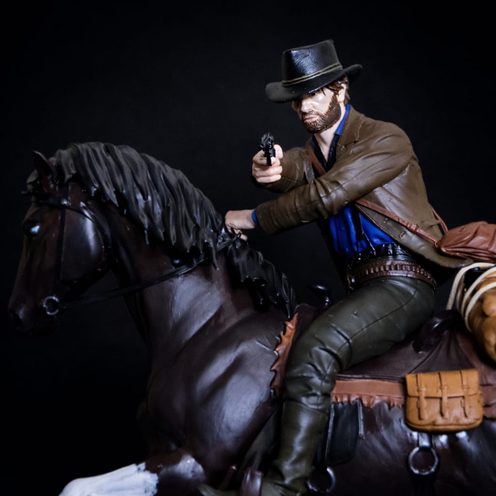 Arthur Morgan 3D Printed Collectible Figure – Western Gunslinger Inspired Display Model