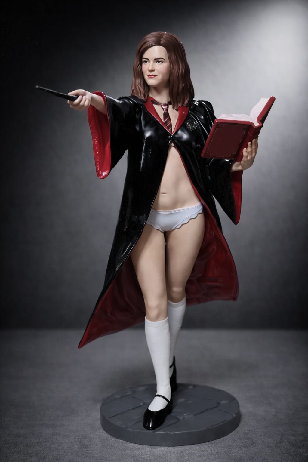 Hermione Granger 3D Printed Collectible Figure – Wizarding World Inspired Display Model