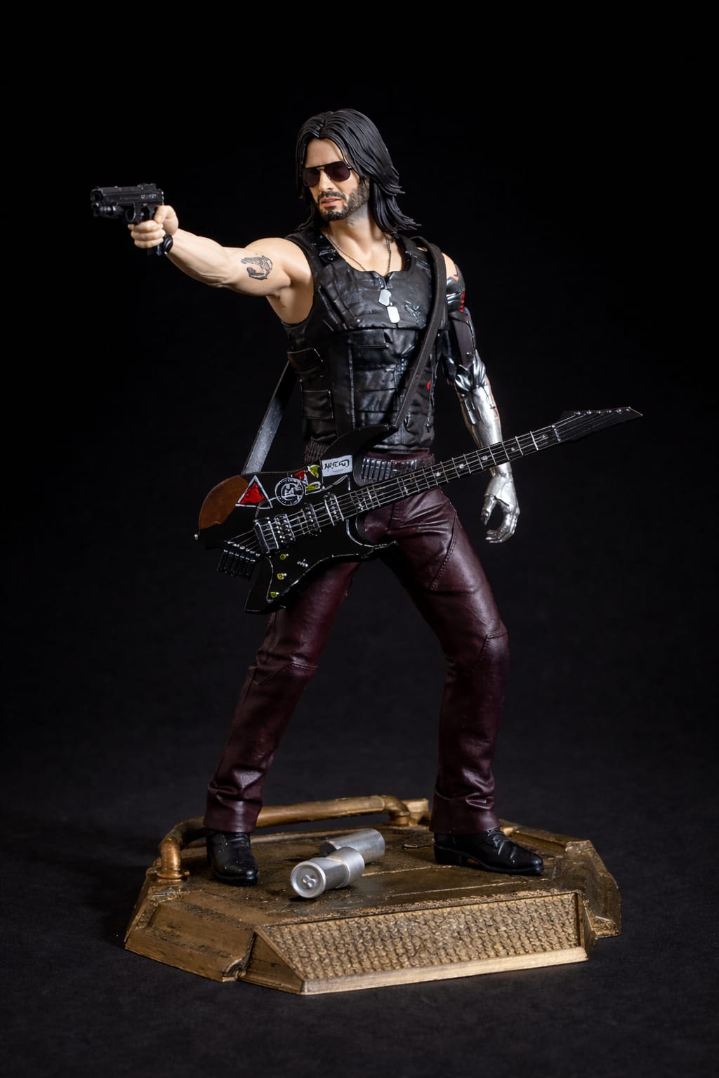Johnny Silverhand 3D Printed Collectible Figure – Cyberpunk Inspired Display Model