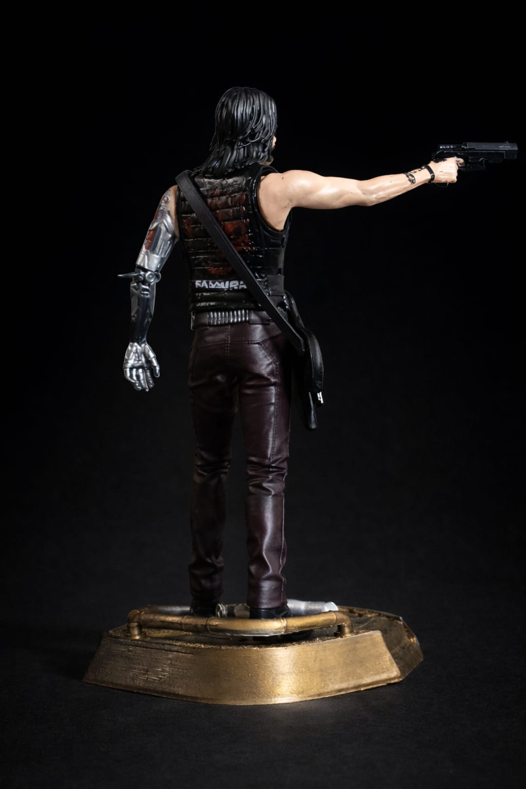 Johnny Silverhand 3D Printed Collectible Figure – Cyberpunk Inspired Display Model